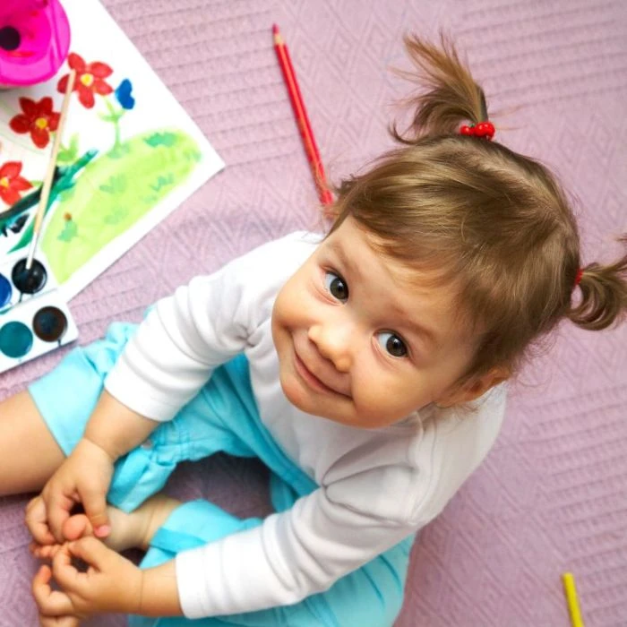 Toddler painting